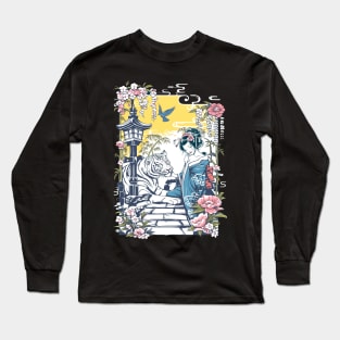 Geisha tiger shogun’s Geisha 87007 Long Sleeve T-Shirt